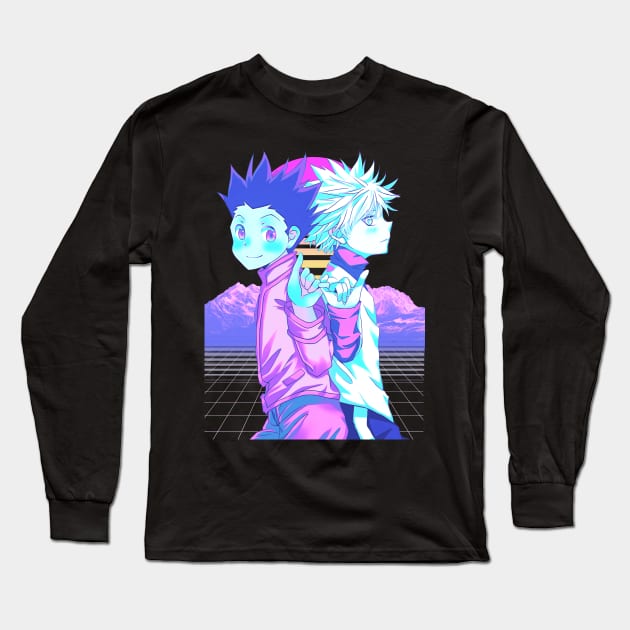 Killua and gon freecs Long Sleeve T-Shirt by San Creative